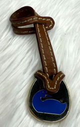 Vintage DOONEY & BOURKE y2k Blue Duck Brown Bag Charm Photo 0