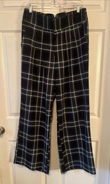 Torrid Green and Purple Plaid Wide Leg Pants Photo 0