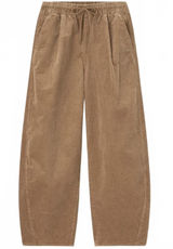 Uniqlo GU Corduroy Barrel Leg Relaxed Pants NWT Brown XL Photo 0