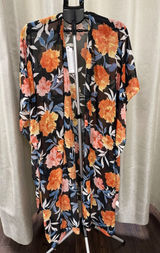 Band of Gypsies Floral Sheer Kimono Cardigan‎ - One Size - NWT Photo 0