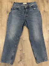 Everlane Jeans Womens 30 Blue 90s Cheeky Jean Crop Organic Cotton Button Fly Photo 0