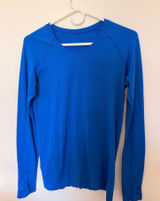 Long Sleeve Lululemon Swiftly Tech Blue 6 Photo 0