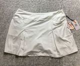 Tail‎ White Label Chalk White Box Pleat Athletic Tennis Golf Skort GG4877-1204 L Photo 0