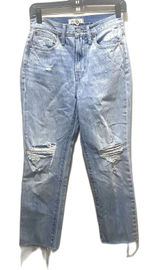 Madewell The Perfect Vintage Jean Calabria Wash‎ Ripped Distressed Denim Size 25 Photo 0