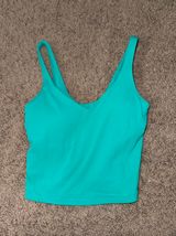 teal align tank Photo 0