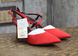 A New Day Rosemary Heels with Memory Foam Insole 94646856 Red 7.5M Photo 0
