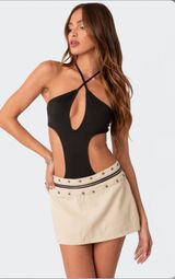 Edikted Unity Cut-Out Bodysuit Photo 0