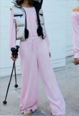 NWOT Free People FP Movement One To Beat Onesie - Pinky Fuschia Rose - Large Photo 0