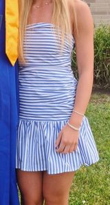 Strapless Dress Blue Size XS Photo 0