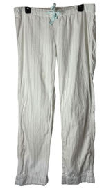 J Crew‎ Pajama Pants Women Small White Striped Cotton Lounge Sleepwear Preppy Photo 0