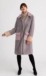 ASOS NWT Petite Studio Helena Faux Fur Coat Photo 0