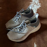 New Balance Gray Athletic Running Shoes women's size 7.5 They are originally the Roav Running shoes These are very slick on the bottoms I'm not going to lie so the price reflects Photo 0