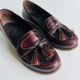 Bottega Veneta‎ Sz 35.5 Merlot Astaire Calfskin Leather Slip On Loafer Shoes Photo 0