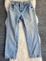 Vintage Lee Riders Jeans Light Blue Relaxed Straight Leg Denim Alt Edgy Normcore Photo 0
