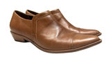 Bernardo Women’s Cognac Brown Ankle Bootie Slip On Pointed Toe Size 7.5‎ Cottage Photo 0