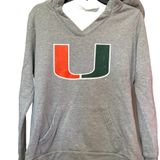 University of Miami Hurricanes Fanatics Women's V-Neck Hoodie, Small Photo 0