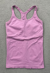 Lululemon Ebb To Street Tank Top Dahlia Mauve Athletic Athleisure Women's 8 Photo 0