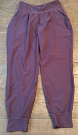 Old Navy Women's Active Purple Powersoft High Rise Go Dry Joggers Size Large Photo 0