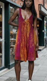 Women's Multi and Red Dress Photo 0