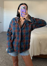 Vintage LL bean plaid flannel Photo 0