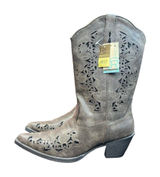 Roper Women's Alisa Metallic Inlay Boot - Pointed Toe -‎ 09-021-1556-1020 BR Photo 0