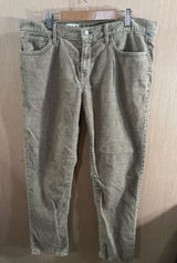 Women’s Gap Sexy Boyfriend Tan Corduroy Jeans Size 28 Photo 0