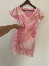 Cottagecore Prairie Petite Mini Dress Pink Size XS Photo 0