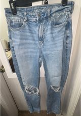 American Eagle Ripped Mom Jeans Photo 0