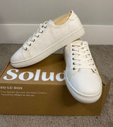 New Soludos Ibiza Canvas Sneaker La Concha Ivory Women’s Size 8 Photo 0