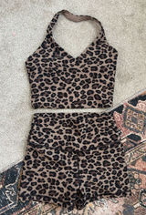 YPB Abercrombie Leopard Print Set XS/S Photo 0