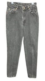 Vintage Levis 512 Slim Fit Tapered Leg Black‎ Acid Wash Jeans 11 M Made in USA Photo 0