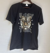 Alexis G Los Angeles Womens Black L Easy Tiger Graphic T-Shirt Band Style Top Photo 0