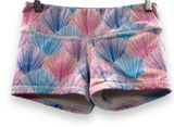 Fleo Pink, Blue & Purple Mermaid Shell Print Low Rise Activewear‎ Shorts Sz S Photo 0