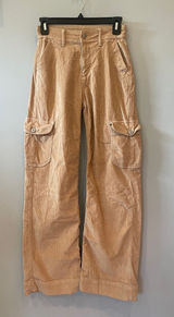 Tan Cargo Corduroy women’s Pants - American Eagle Photo 0