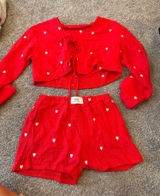 heart red matching set Photo 0