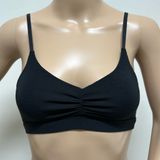 NWOT Me Undies Black Feel Free Ruched Bralette Photo 0
