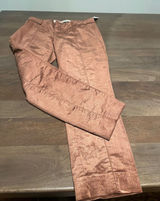 Anthropologie Copper-Tone Essential Skinny Trousers Sz 4 NWT Photo 0