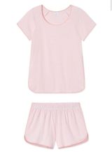 Pima Shorts Set English Rose Lake Pajama Photo 0