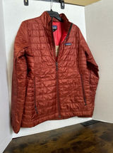 Patagonia Women’s Nano Puff Jacket Burnished Red Size Large Photo 0