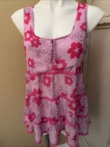 Victoria’s Secret Angels Pink Floral Trim Babydoll Photo 0