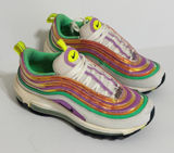 Nike Air Max 97 White Electro Green Fuchsia Glow Sneakers Womens 7 Multicolor Photo 0