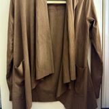 Kendall &‎ Kylie Women's Open Front Suede Jacket Photo 0