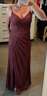 Formal Bridesmaid Dress Azazie Deandra Desert Rose Mesh Sz4 Photo 0