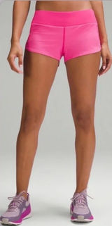 Sonic Pink Lululemon Speed Up Shorts 2.5" Low-Rise Photo 0