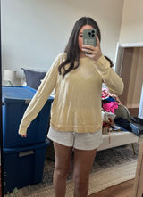 butter yellow long sleeve jcrew Photo 0