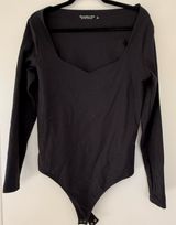 Abercrombie Black Bodysuit Long Sleeve Photo 0
