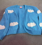 Blue cloud sweater Size M Photo 0