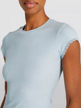 SKIMS Soft Lounge Lace T-Shirt L Photo 0