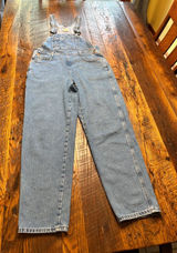 Ladies Vintage Victoria's Secret London Jean Overalls - Small Photo 0