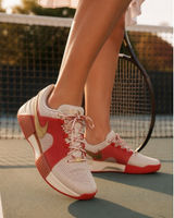 Nike GP Challenge 1 PRM Women's Tennis Shoes Sz 12 Sail Red Gold‎ FQ3164-103 Photo 0